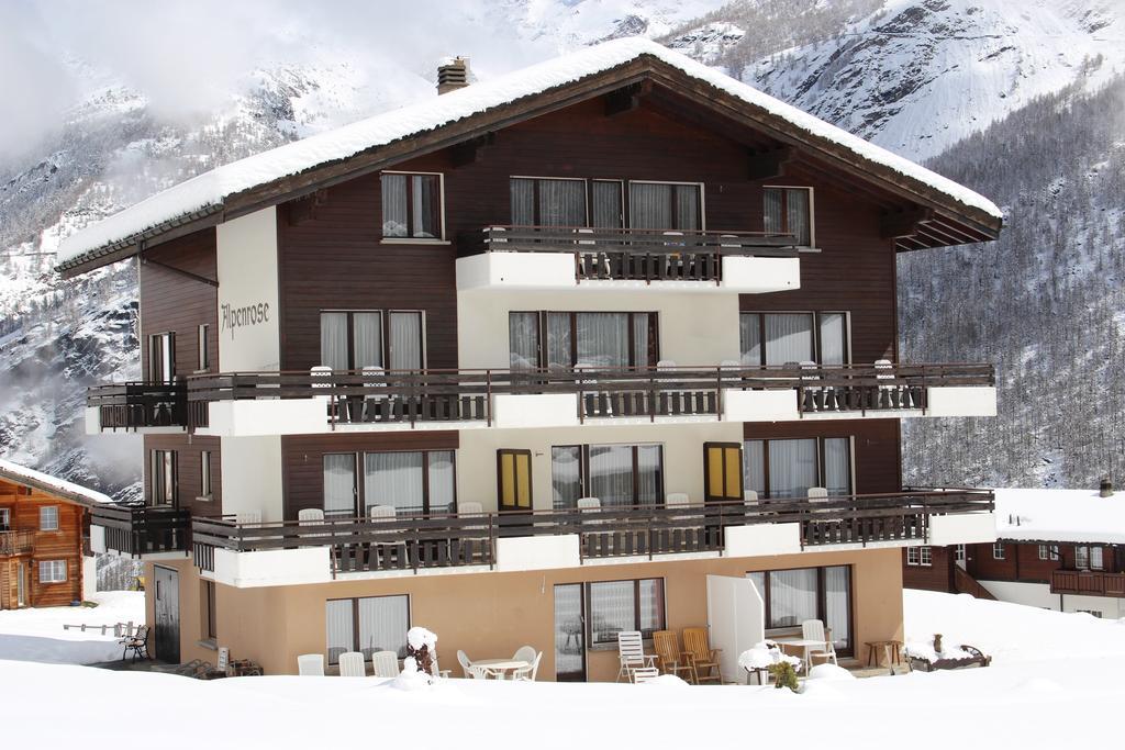 Haus Alpenrose Lägenhet Saas Fee Exteriör bild