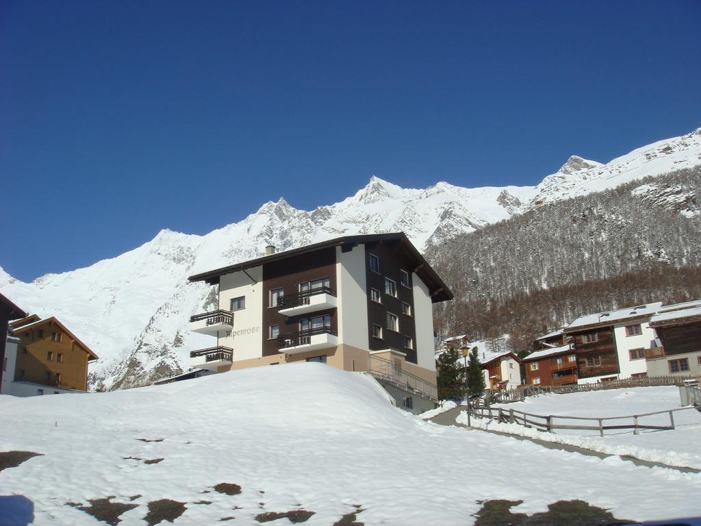 Haus Alpenrose Lägenhet Saas Fee Exteriör bild