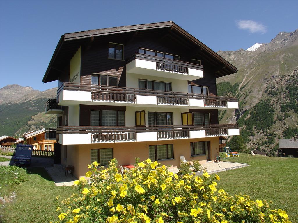 Haus Alpenrose Lägenhet Saas Fee Exteriör bild